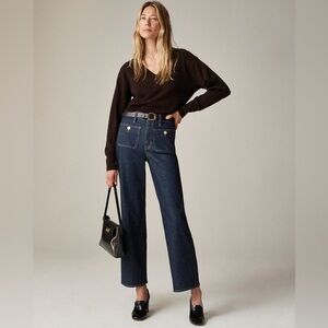 NWT J. Crew Slim-wide jean with sailor pockets 29